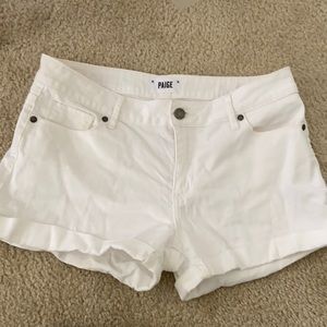 PAIGE shorts in white